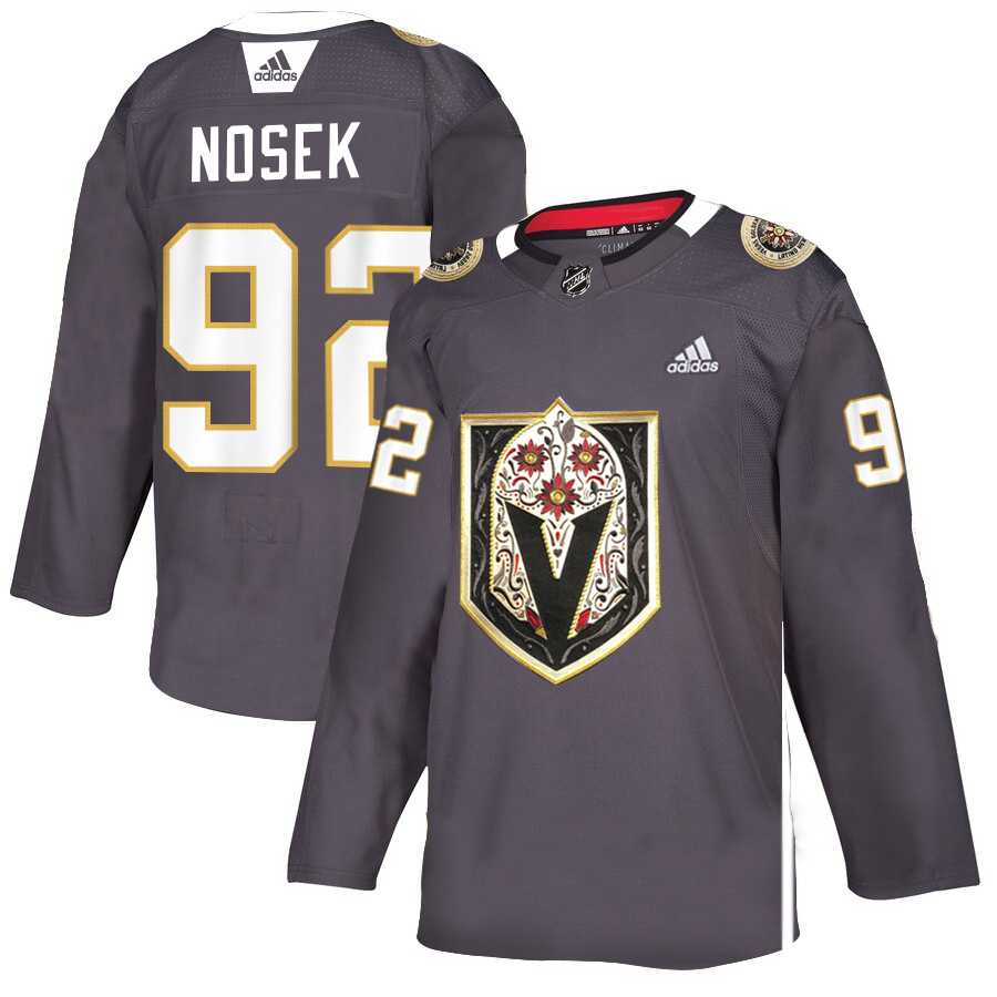 Vegas Golden Knights 92 Tomas Nosek Gray Dia De Los Muertos Adidas Jersey,We sell and wholesale Vegas Golden Knights 92 Tomas Nosek Gray Dia De Los Muertos Adidas Jersey on line form chian!